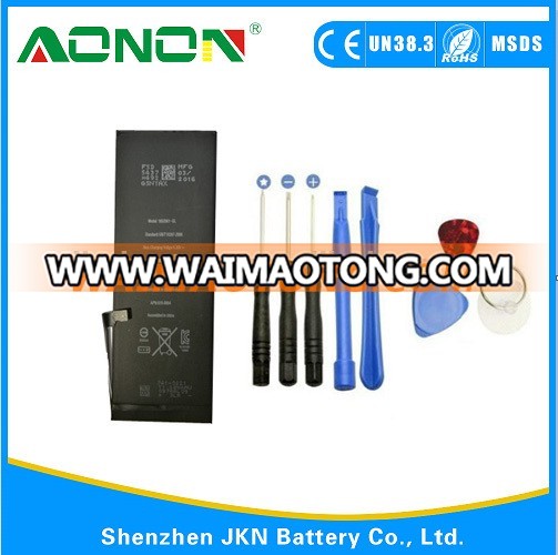 2016 Factory Wholesale High Quality 1810mAh Battery For iPhone 5/5C/5S/6/6P with tools kit 8 pcs